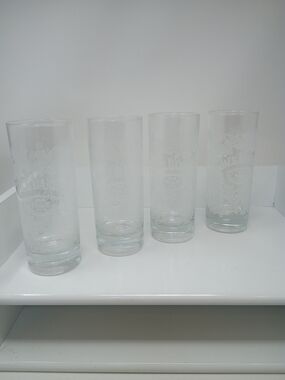 Jack Daniels Clear Holiday Highball Glasses - Set of 4